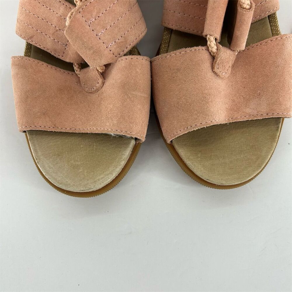 Sorel Women's Joanie II Lace Wedge Sandals Pink Blush Size 8.5 Gladiator - Picture 3 of 13